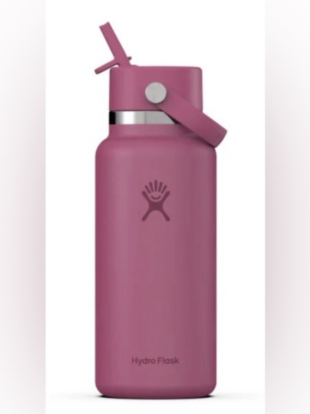 NEW Hydro Flask
32 oz Wide Mouth with Flex Straw Cap Reef Color (Mauve)